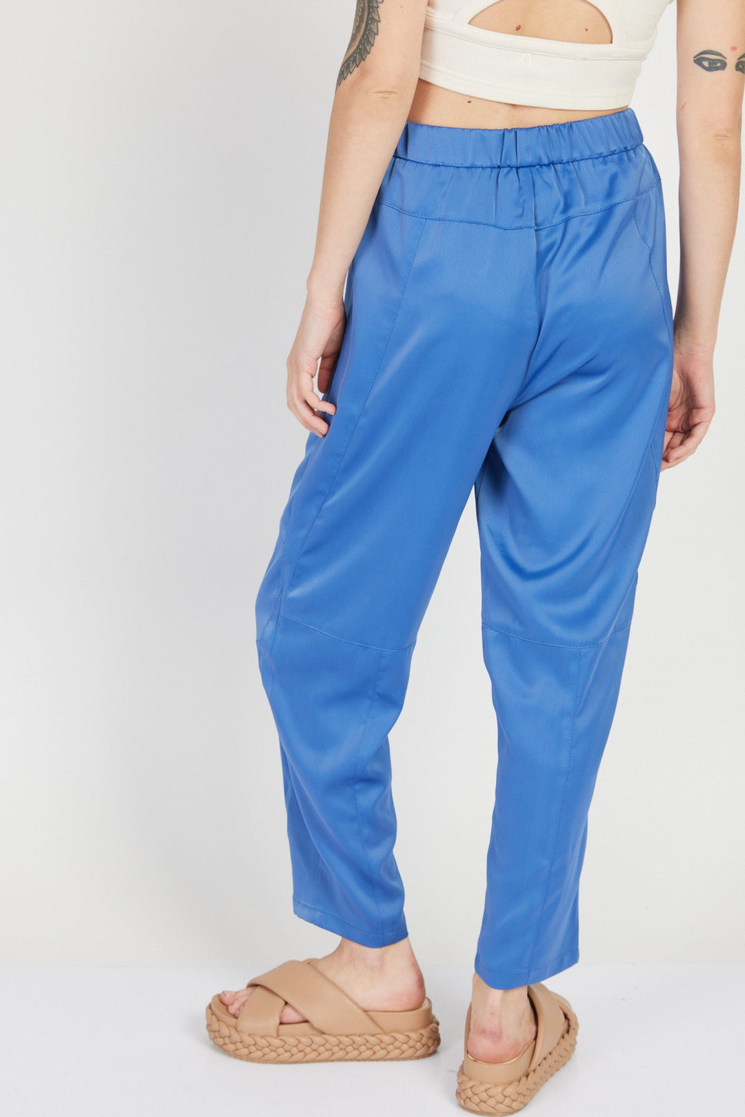 מכנסי רוק בצבע כחול - Razili Studio