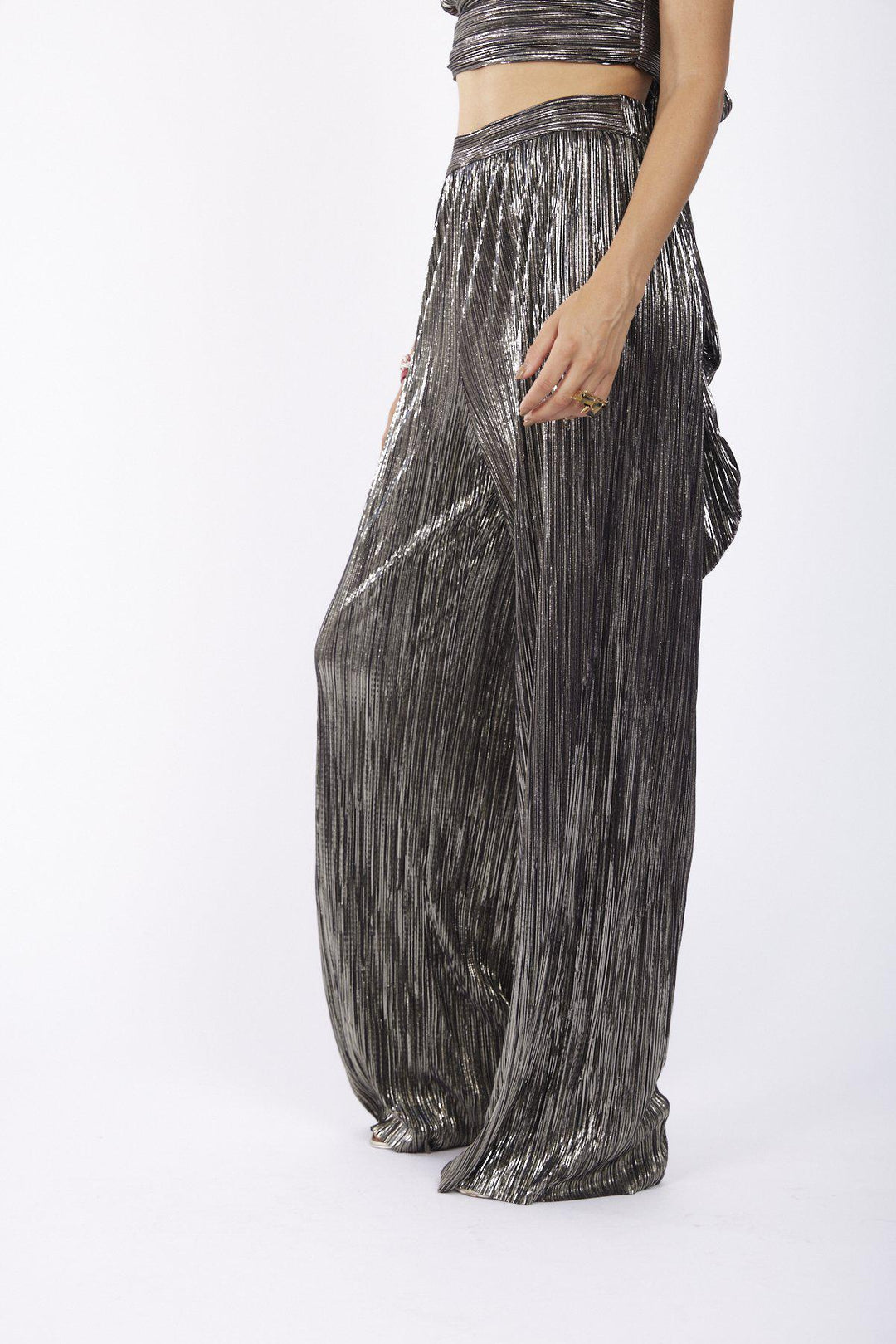 מכנסי רוס בצבע שחור - Sabina Musayev