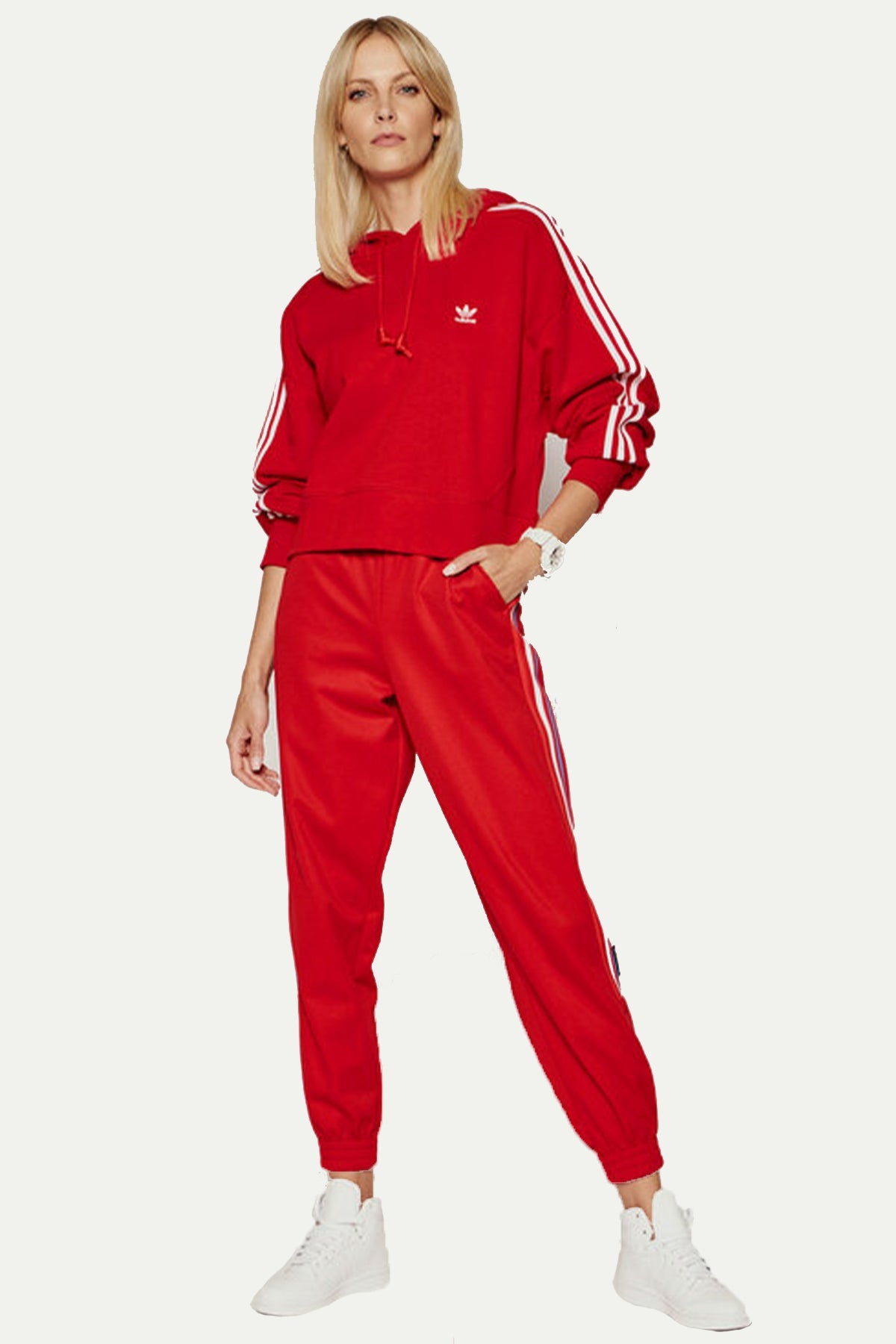 מכנסי TRACKPANT בצבע אדום - Adidas
