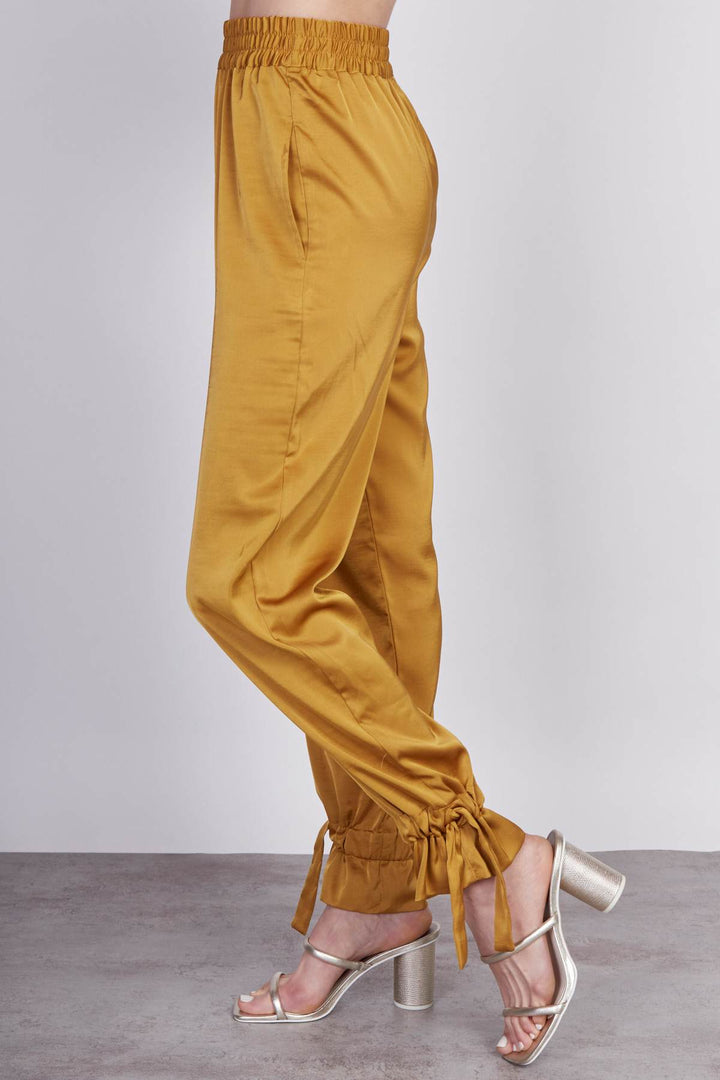מכנסי טורנטו בצבע חרדל - Razili Studio