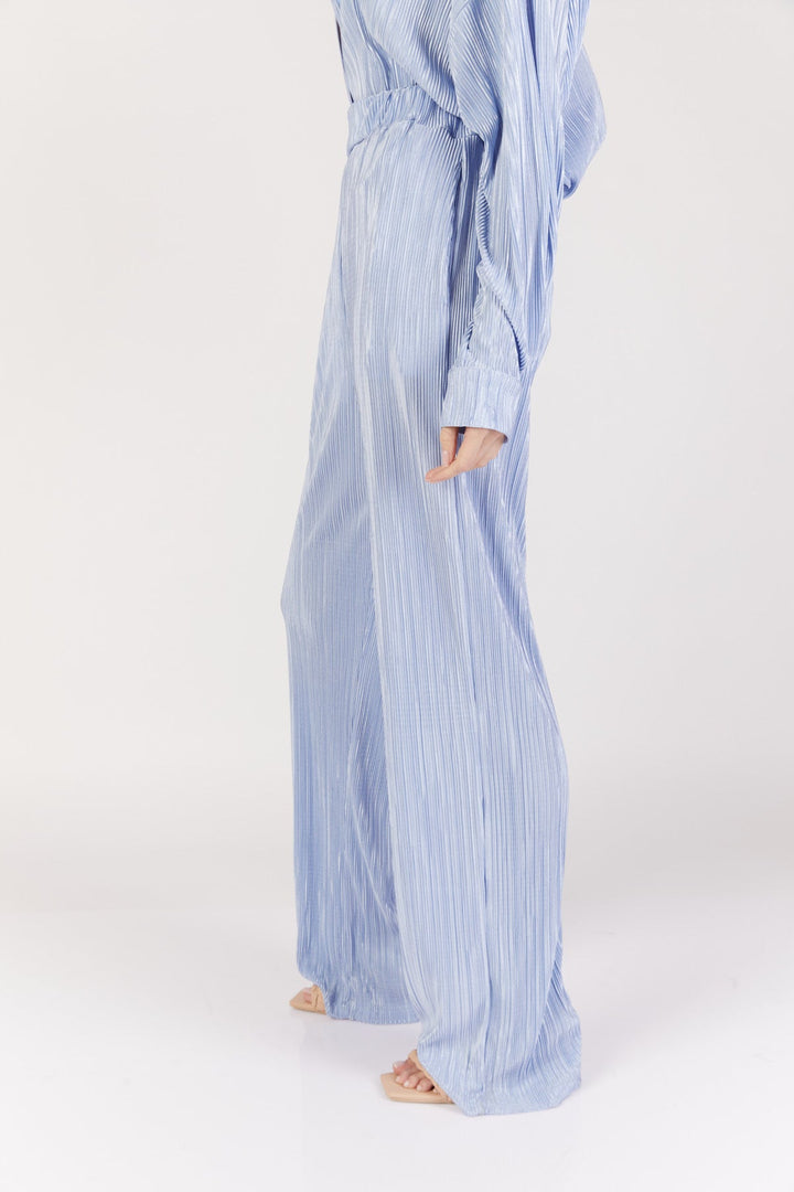 מכנסיים ארוכים קוקו בצבע כחול בהיר - Dana Sidi