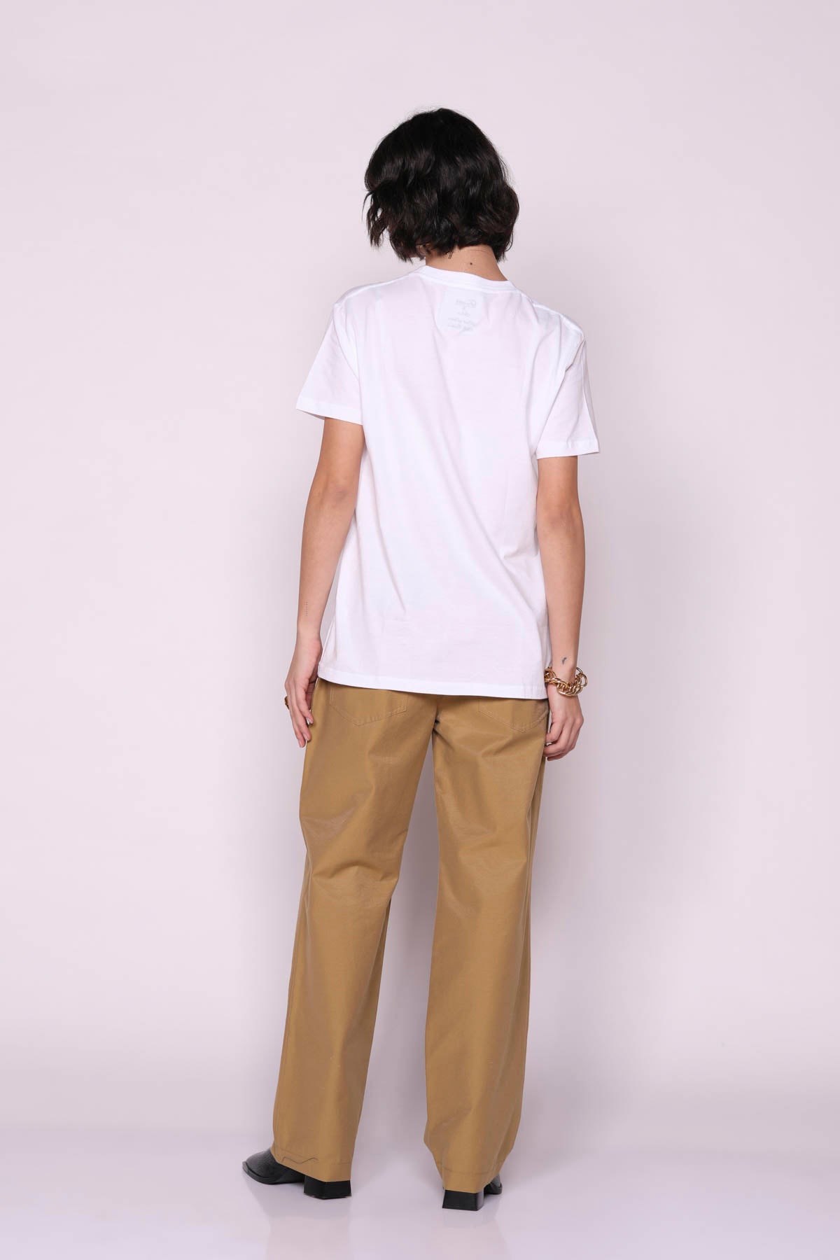 מכנסים ארוכים גווין בצבע חרדל - Dana Sidi