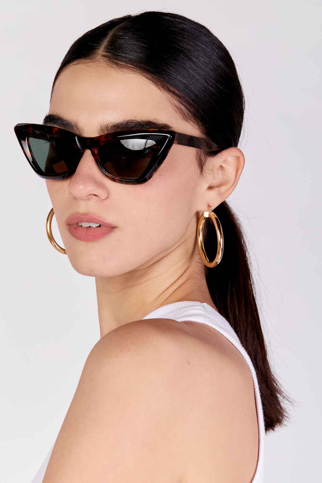 משקפי שמש חתוליות בצבע מנומר - Razili Studio