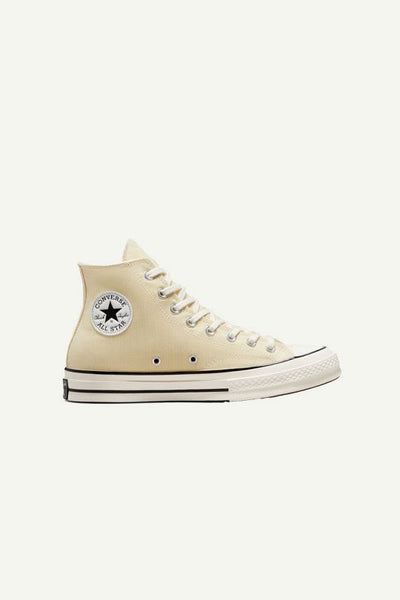 נעלי אולסטאר Chuck 70 No Waste גבוהות בצבע צהוב - Converse