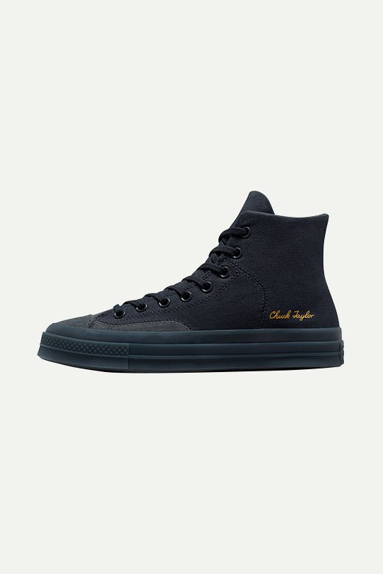 נעלי אולסטאר גבוהות Chuck 70 בצבע אפור/שחור - Converse