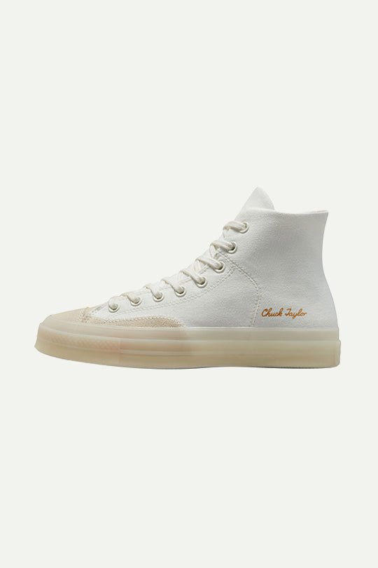 נעלי אולסטאר גבוהות Chuck 70 בצבע לבן וינטג' - Converse