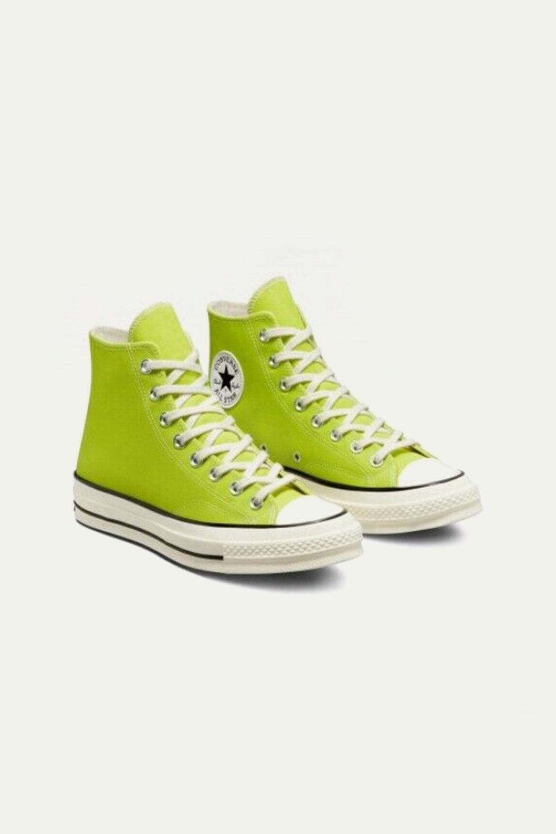 נעלי CHUCK 70 גבוהות בצבע ירוק ליים - Converse