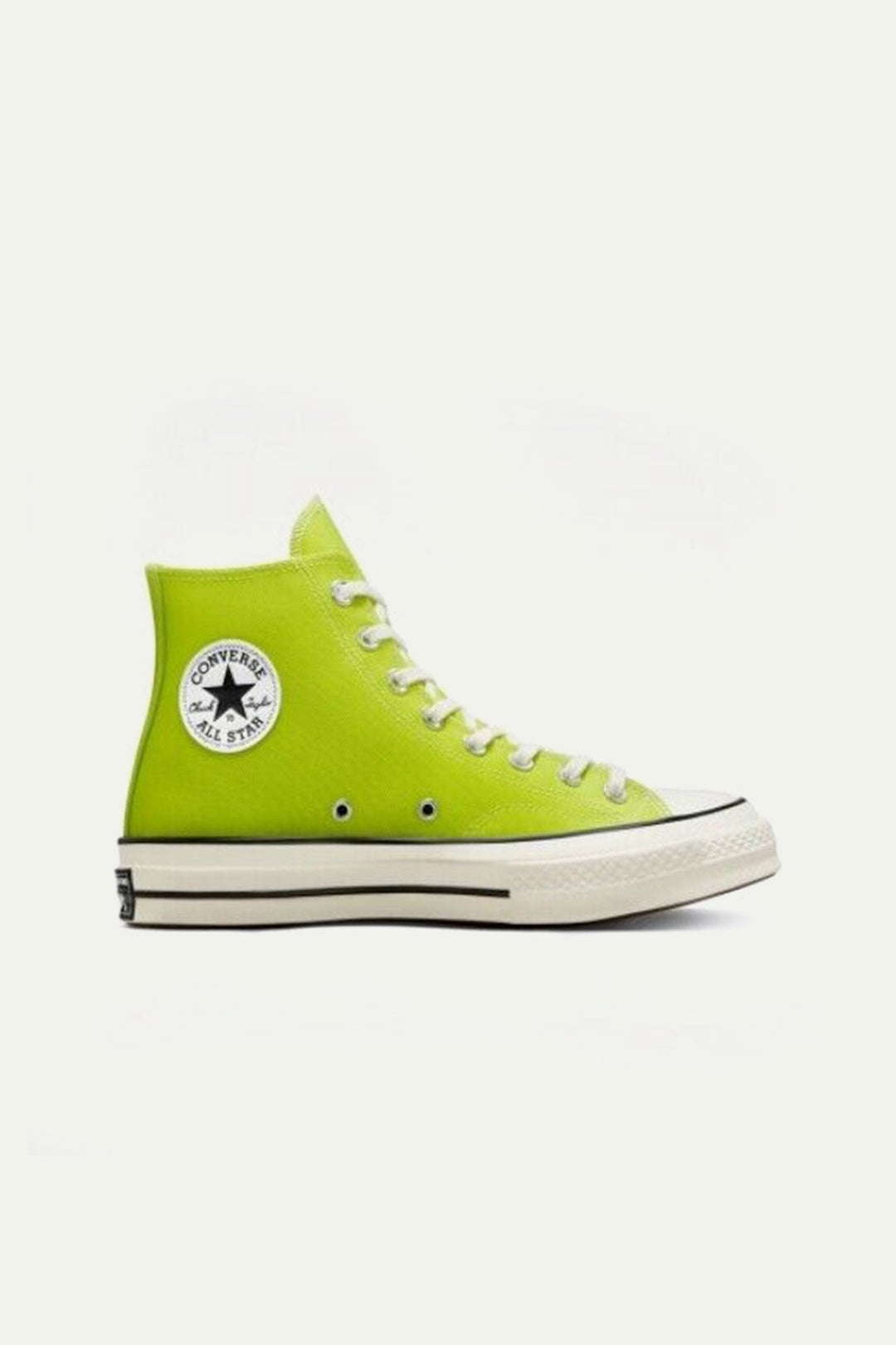 נעלי CHUCK 70 גבוהות בצבע ירוק ליים - Converse