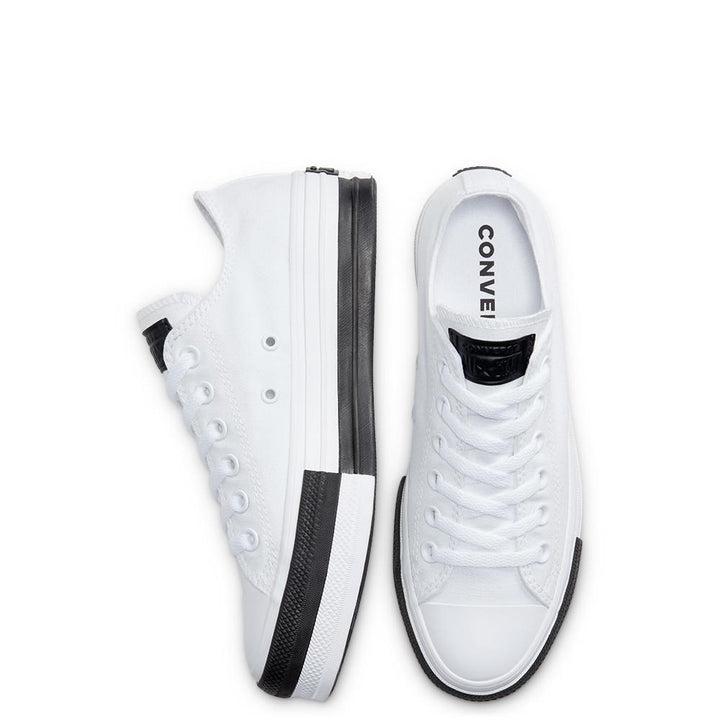 נעלי CTAS DOUBLE STACK נמוכות בצבע לבן - Converse