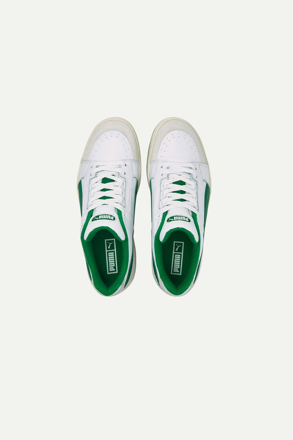 נעלי Slipstream Lo Retro בצבע לבן ירוק - Puma