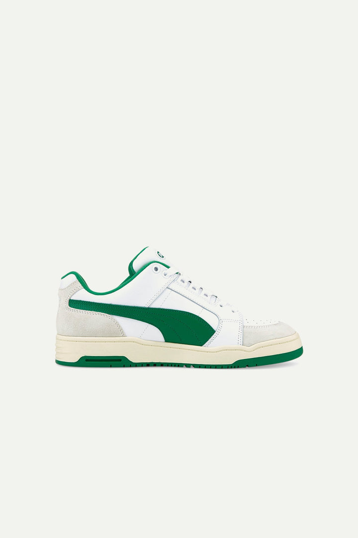 נעלי Slipstream Lo Retro בצבע לבן ירוק - Puma