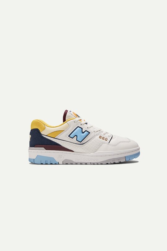 נעלי סניקרס 550 בצבע תכלת\צהוב - New Balance