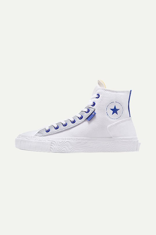 נעלי סניקרס Chuck Taylor בצבע לבן/כחול - Converse