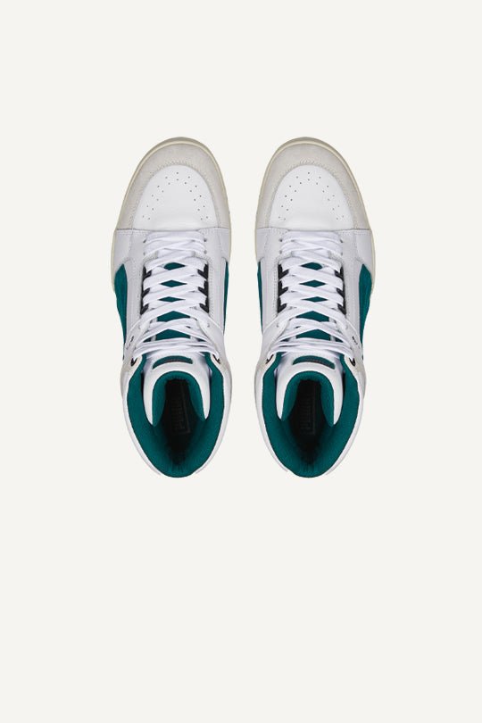 נעלי סניקרס גבוהות Puma Slipstream בצבע לבן/ירוק - Puma