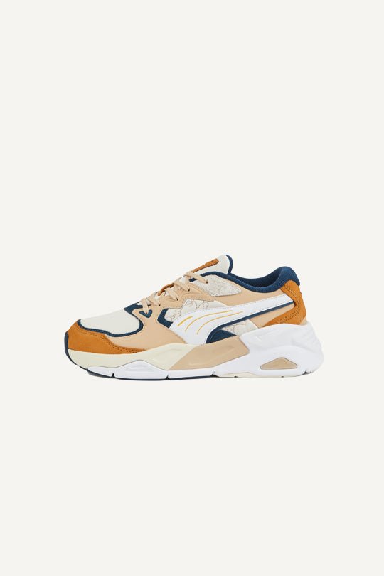 נעלי סניקרס Puma TRC בצבע אוקר/כחול - Puma