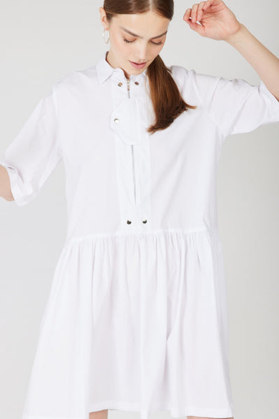 SALOME DRESS RAZILI X JULLIET לבן 002 - Julliett