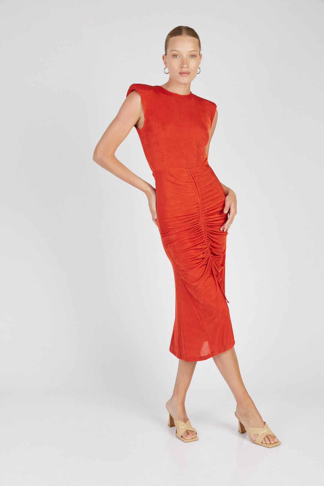 שמלת Astella בצבע אדום - Dana Sidi