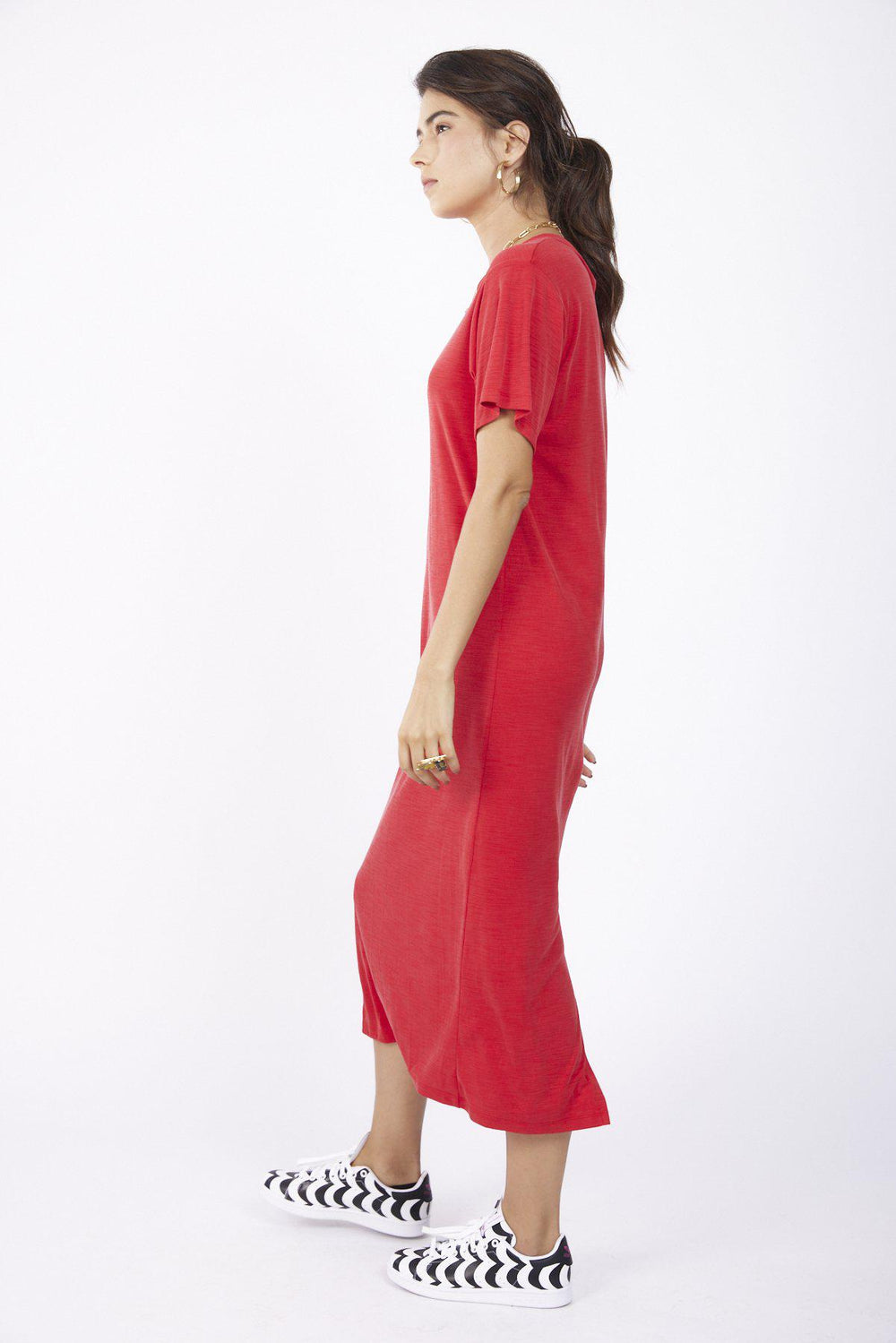 שמלת ברלין בצבע אדום - Razili Studio