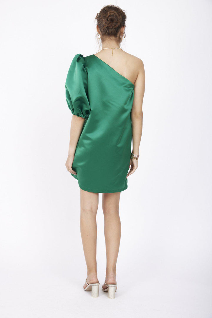 שמלת דשה בצבע ירוק - Dana Sidi