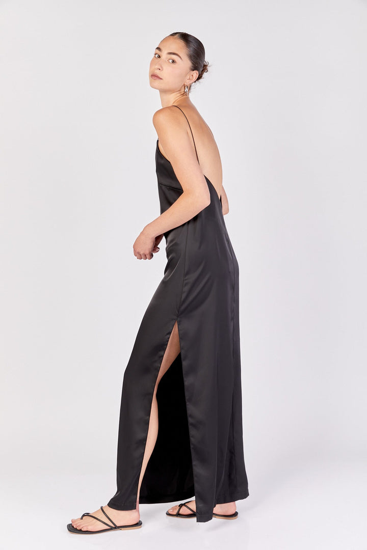 שמלת טיפני מקסי בצבע שחור - Neta Efrati