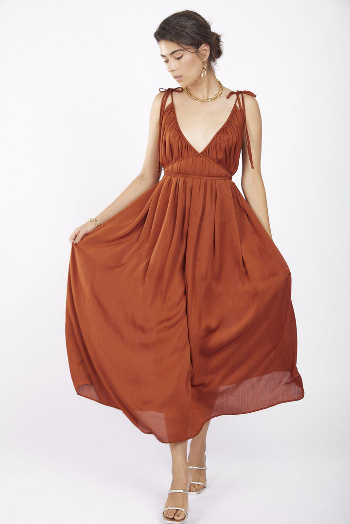 שמלת קארי בצבע חמרה - M By Maskit