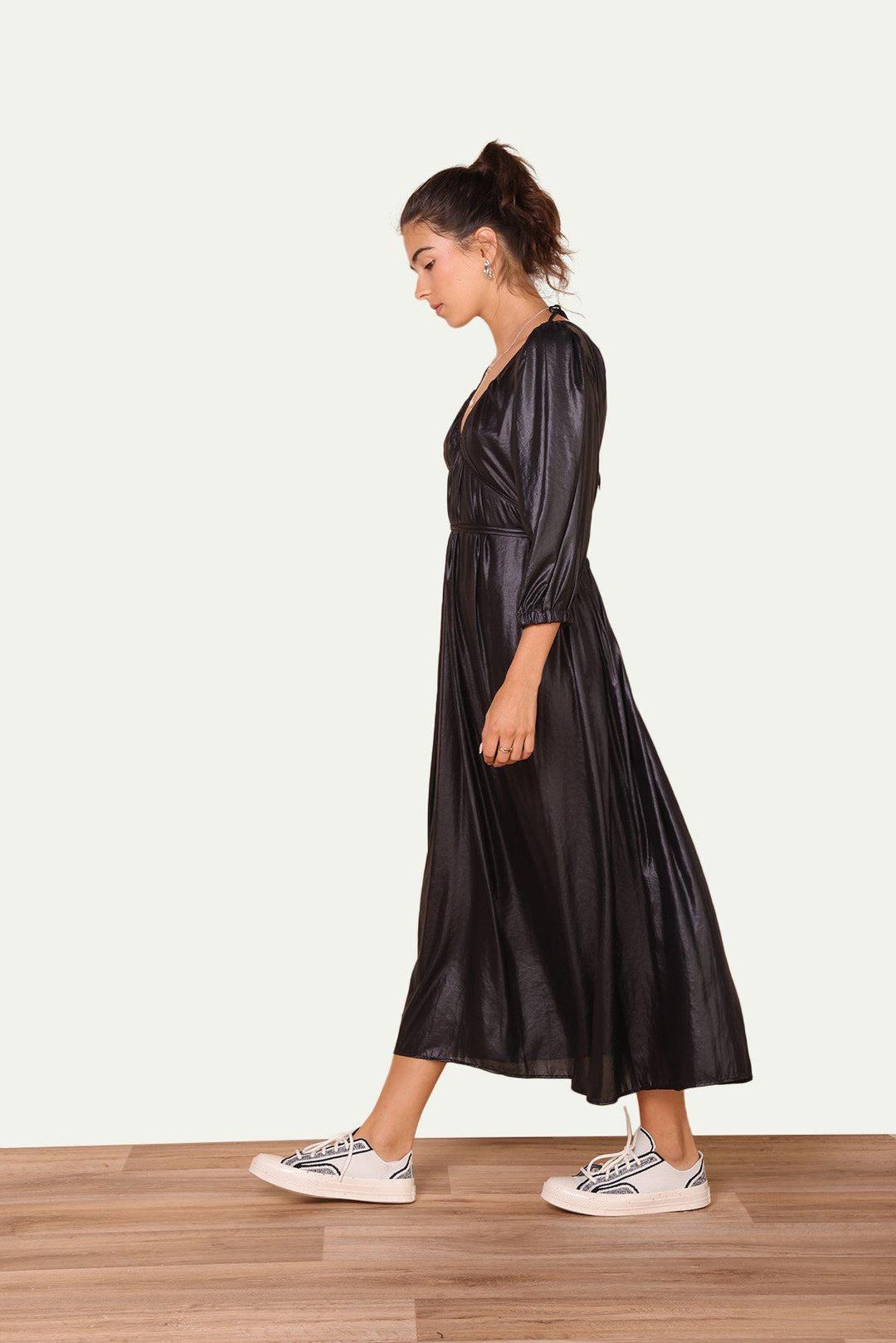 שמלת קמילה בצבע שחור - M By Maskit