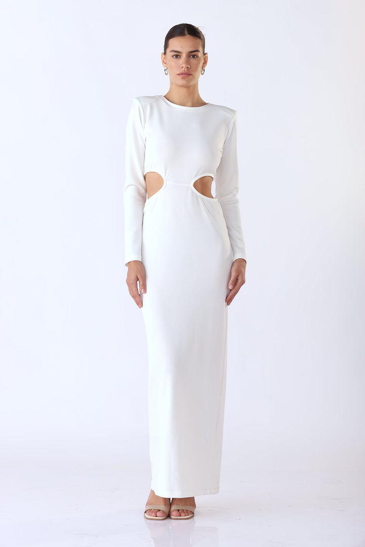 שמלת Linda בצבע לבן - Razili X Parlez De Vous