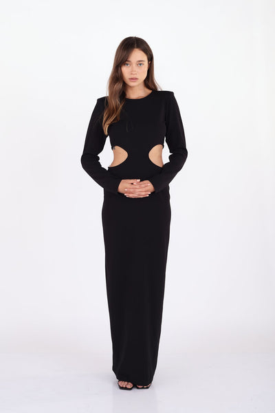 שמלת Linda בצבע שחור - Razili X Parlez De Vous