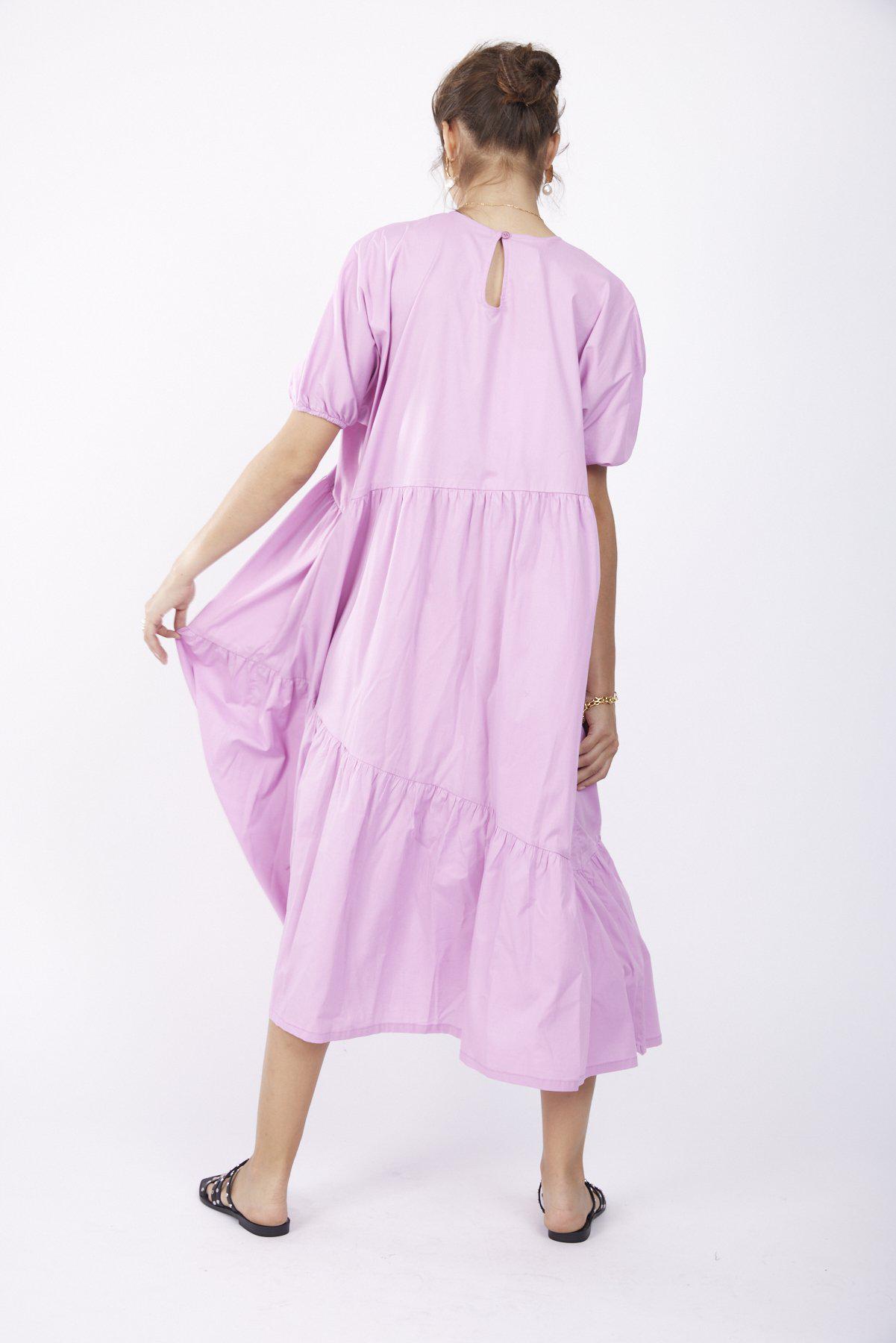 שמלת ליסבון בצבע ורוד - Razili Studio