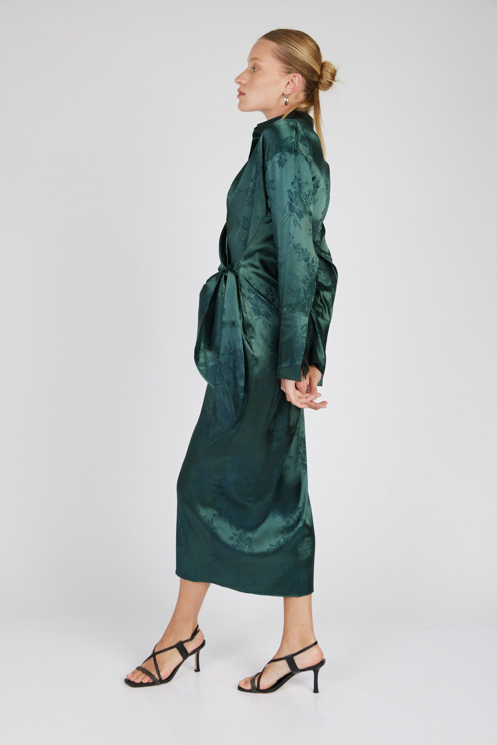 שמלת מעטפת ג'יזל בצבע ירוק - Mother Ofall