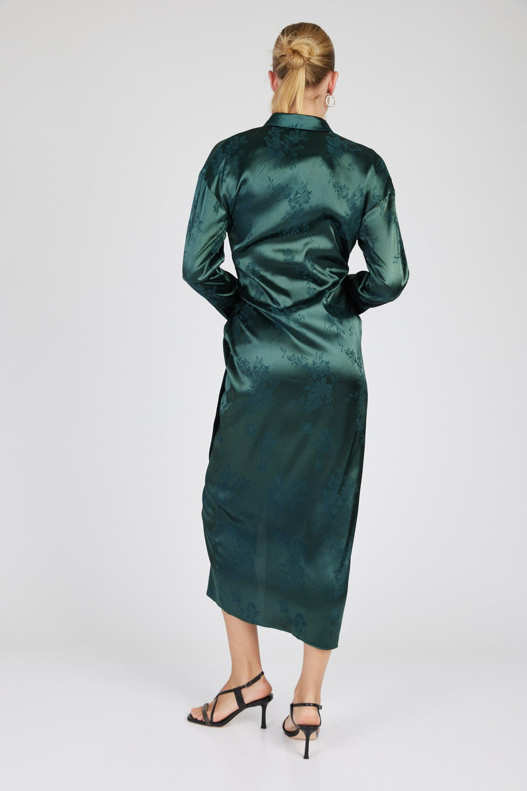 שמלת מעטפת ג'יזל בצבע ירוק - Mother Ofall