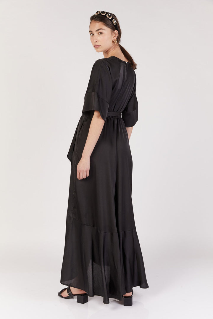 שמלת מעטפת נולה בצבע שחור - Dana Sidi