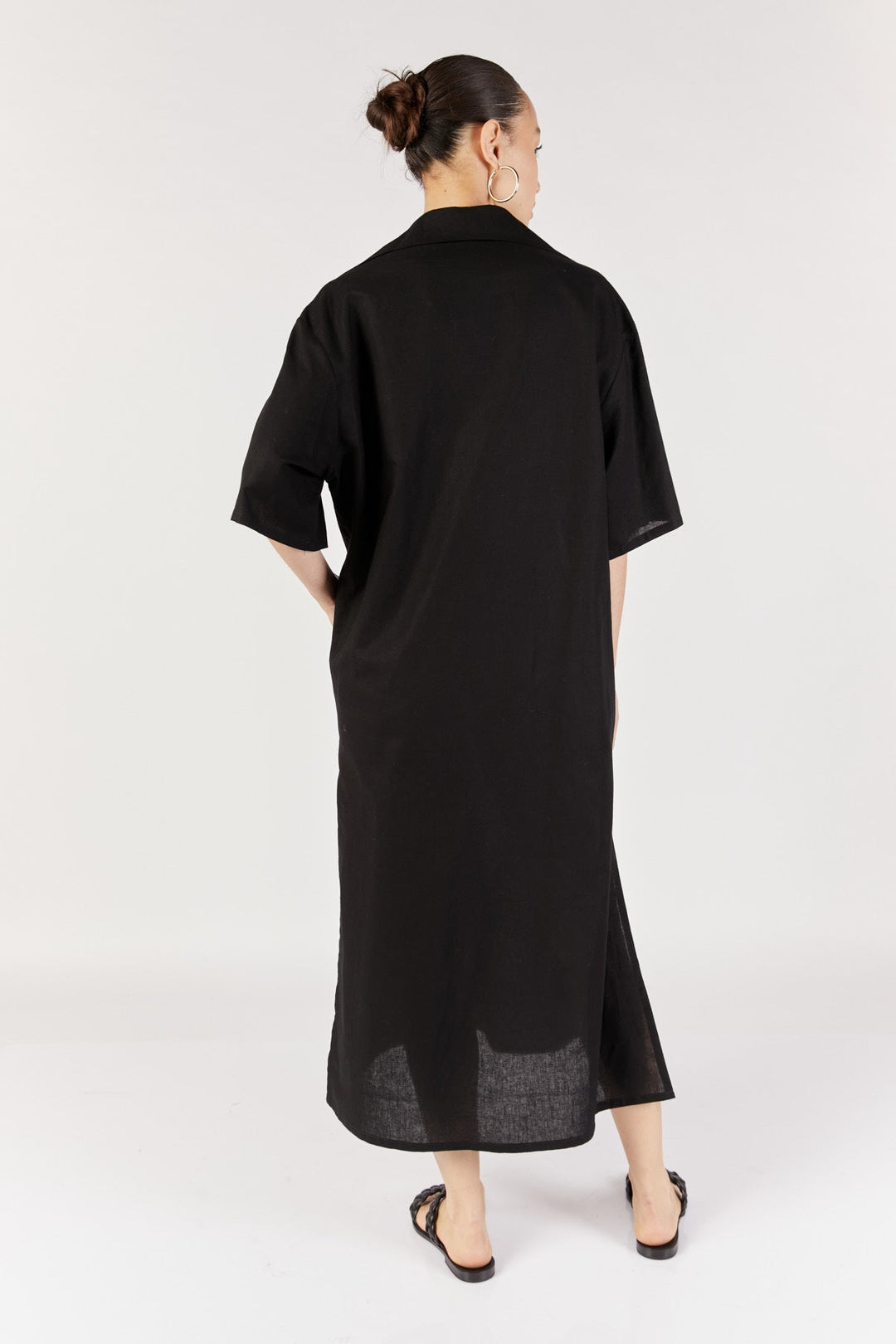 שמלת מידי יוקו בצבע שחור - Noritamy