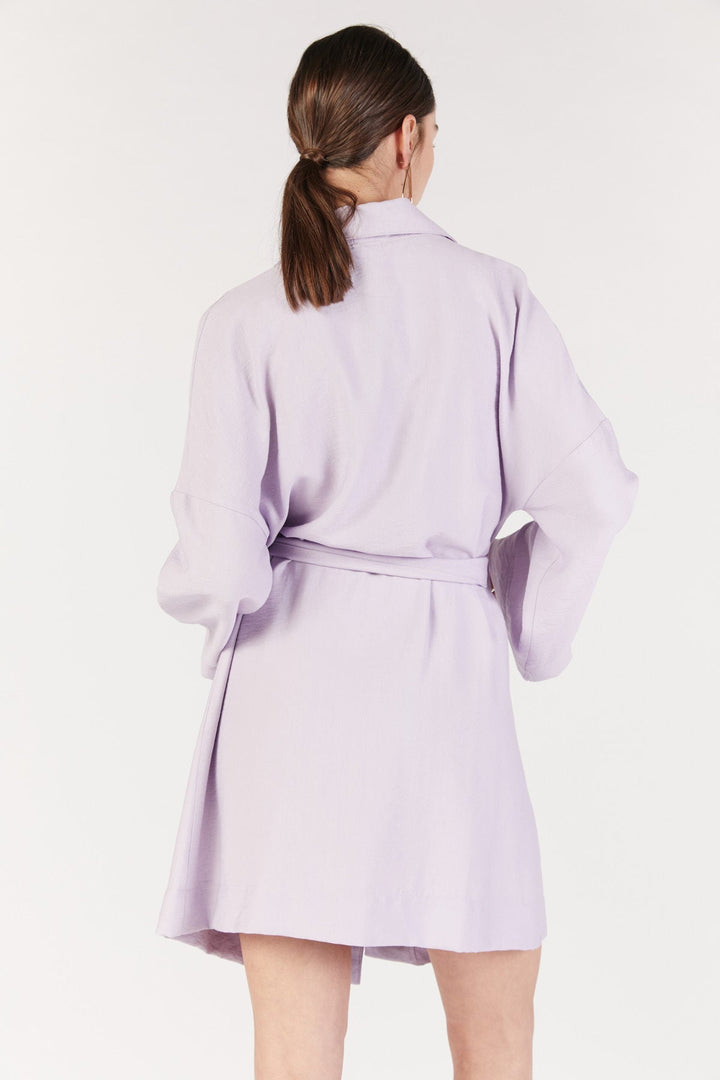 שמלת מיני אפרודיט בצבע לילך - Re