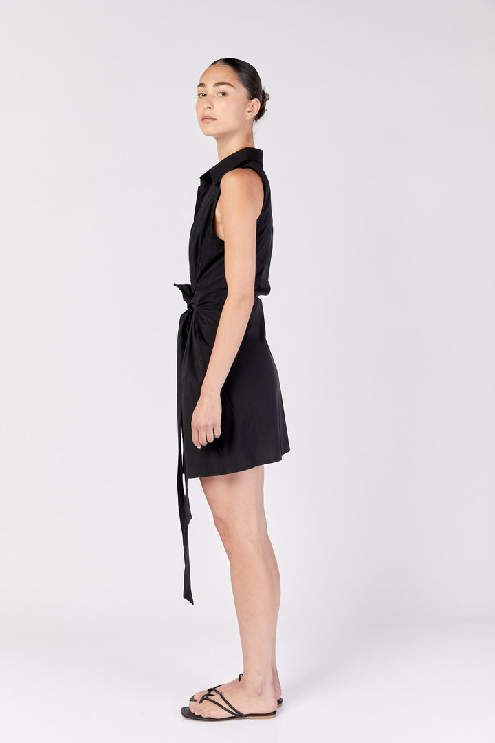 שמלת מיני פרנקה בצבע שחור - Ella Levy