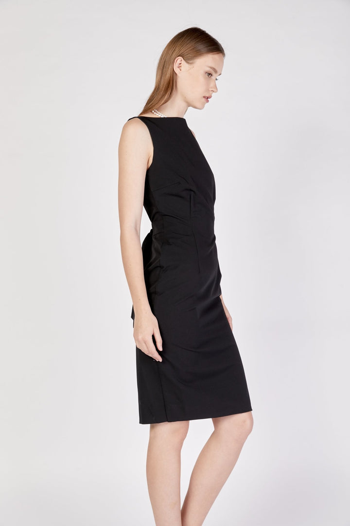 שמלת מיני לאורה בצבע שחור - Moi Collection