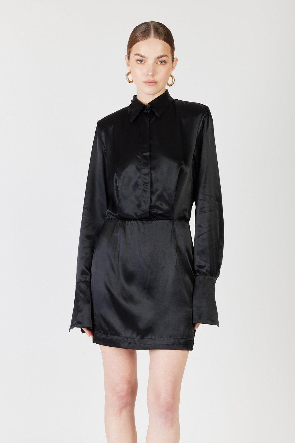 שמלת מיני Nera בצבע שחור - Sabina Musayev