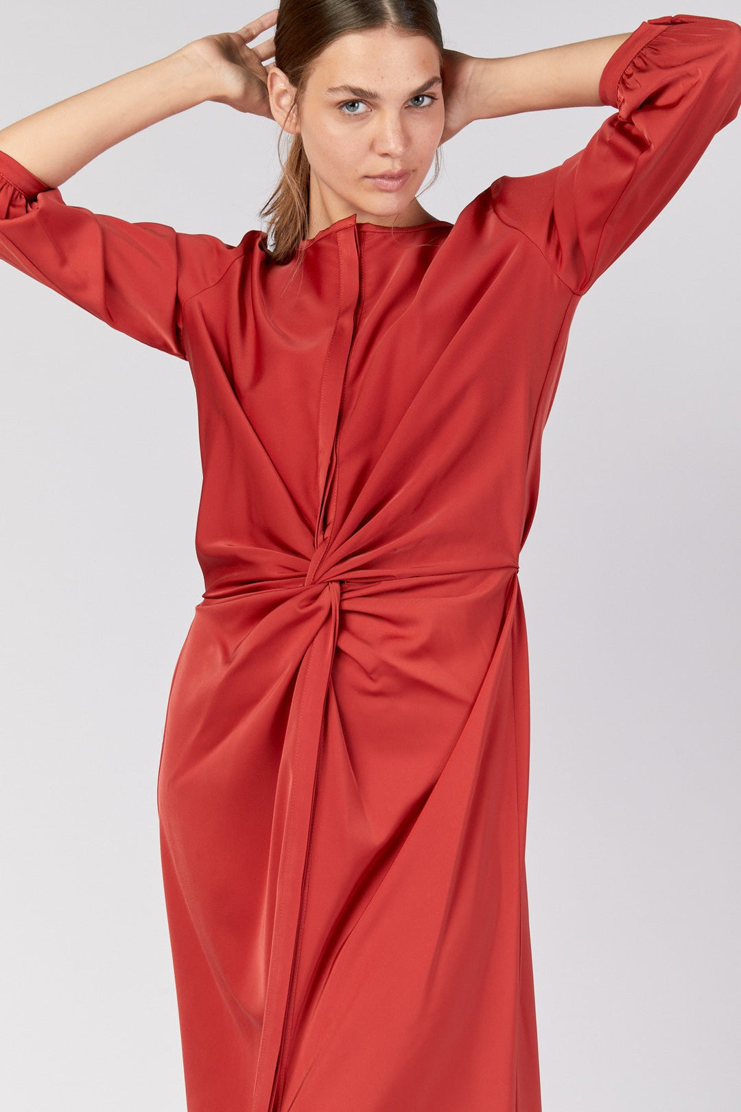 שמלת מיסטר ביג בצבע אדום - M By Maskit