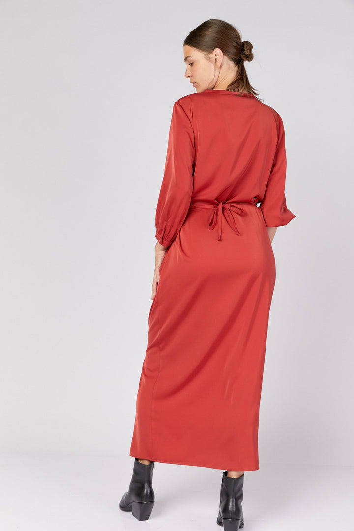 שמלת מיסטר ביג בצבע אדום - M By Maskit
