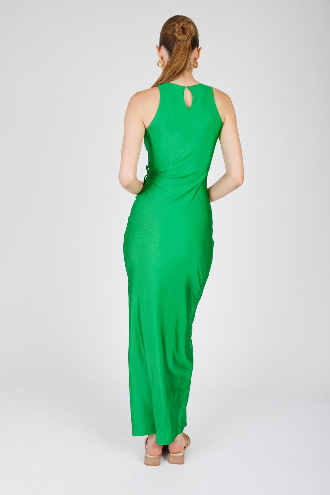 שמלת מקסי נלה בצבע ירוק - Mother Ofall
