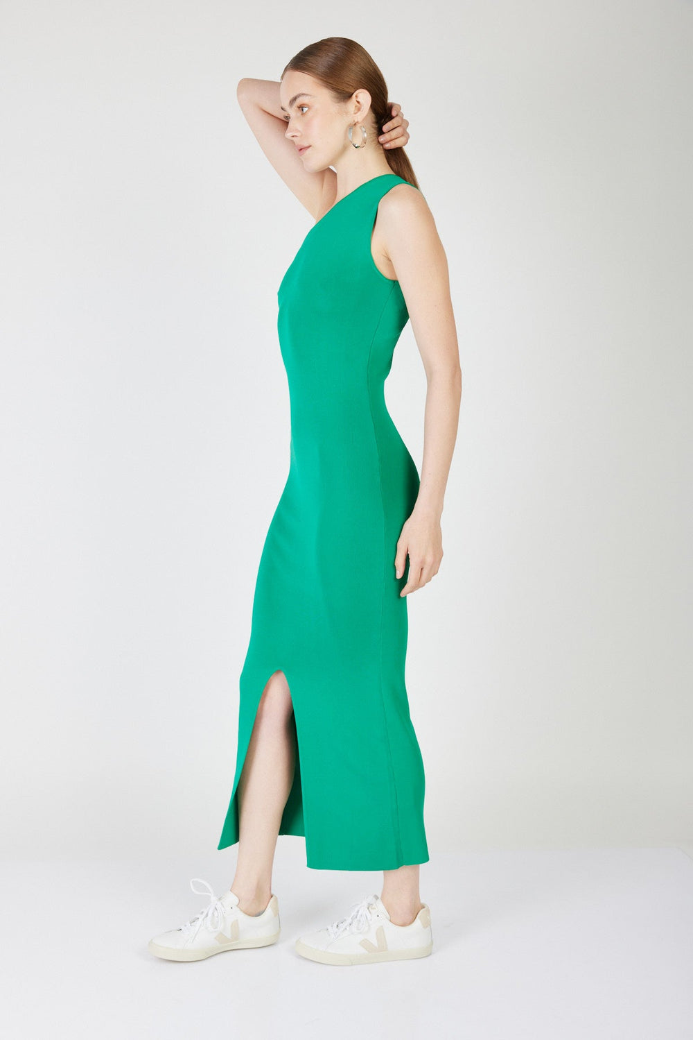 שמלת מקסי וואן שולדר פדריקה בצבע ירוק - Mother Ofall