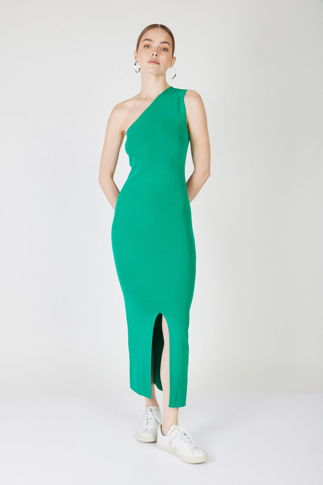 שמלת מקסי וואן שולדר פדריקה בצבע ירוק - Mother Ofall