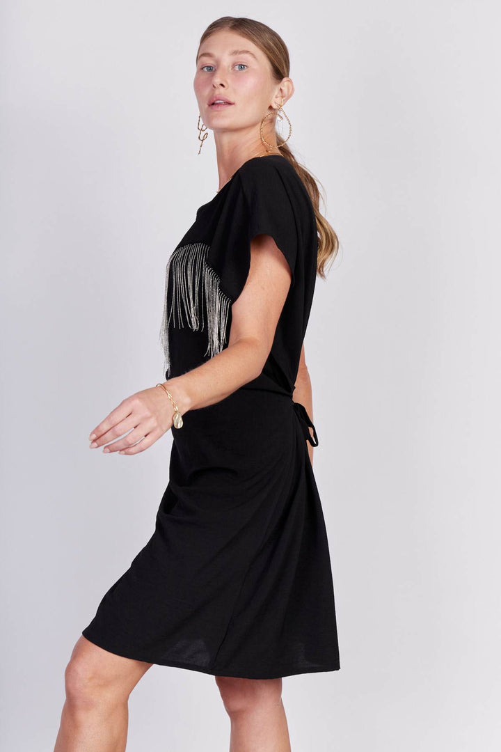 שמלת מלבן בצבע שחור - Ayelet Weinman