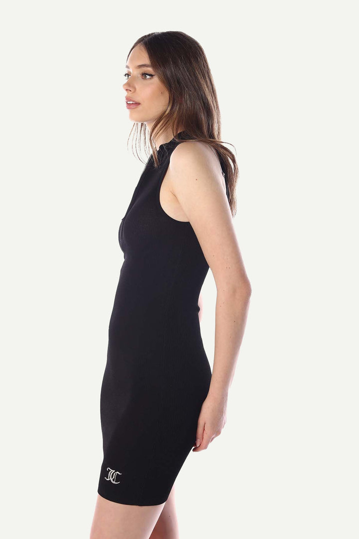 שמלת טניס Juicy Couture בצבע שחור - Juicy Couture