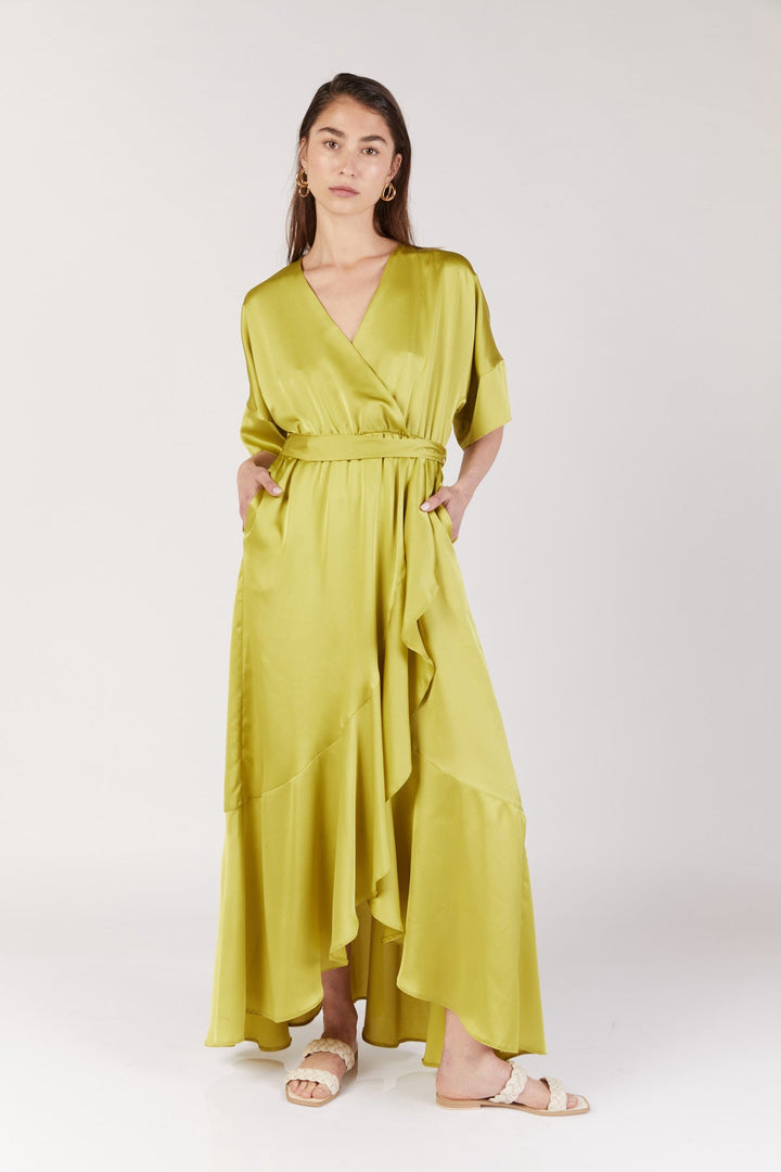 שמלת נולה בצבע צהוב - Dana Sidi