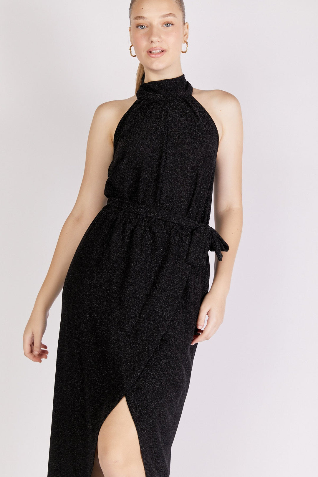 שמלת ערב מקסי גרייס בצבע שחור לורקס - Neta Efrati