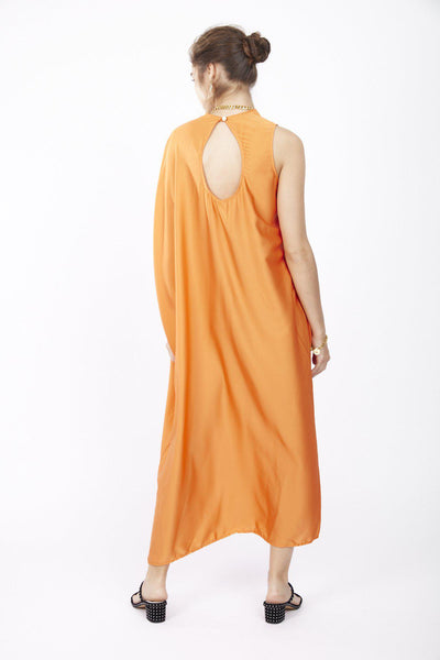 שמלת כרמן בצבע כתום - Dana Sidi
