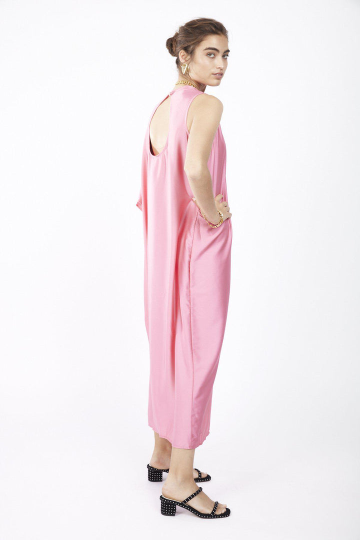 שמלת כרמן בצבע ורוד - Dana Sidi