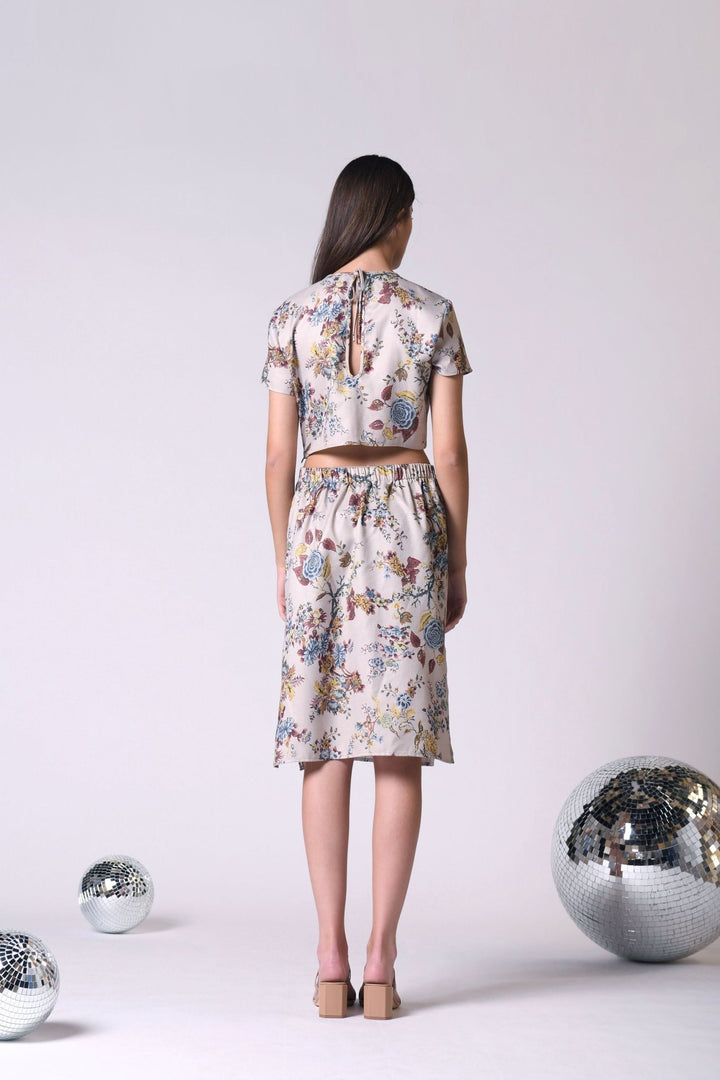 שמלת רוני בהדפס פרחים - M By Maskit