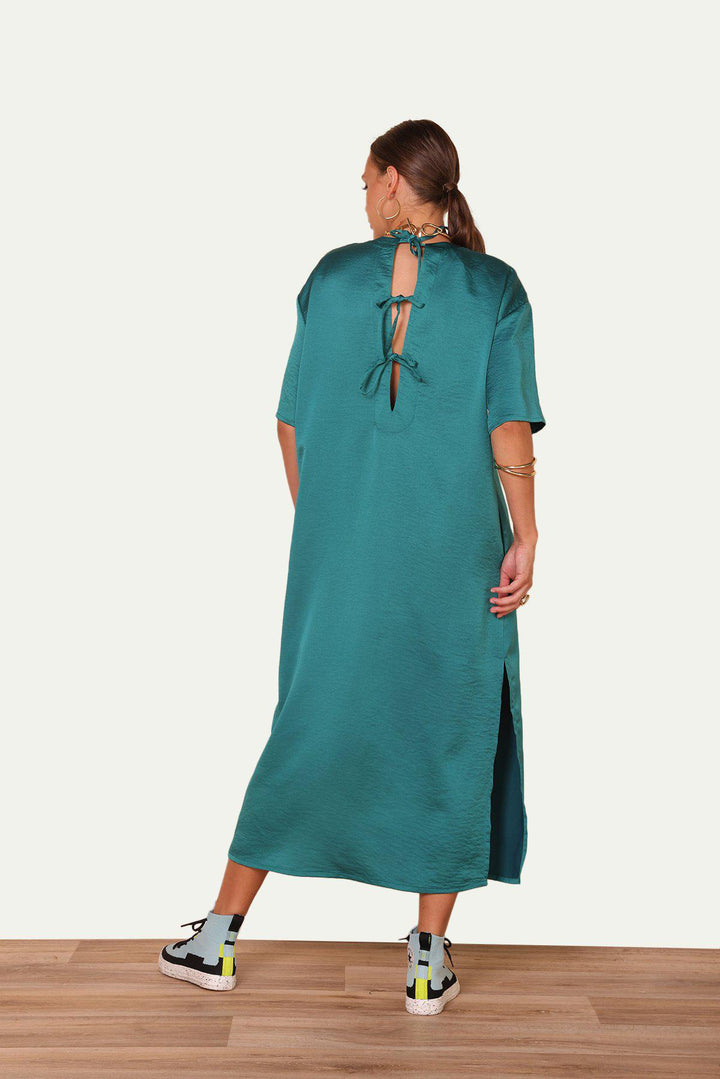 שמלת שיקגו בצבע ירוק - Razili Studio